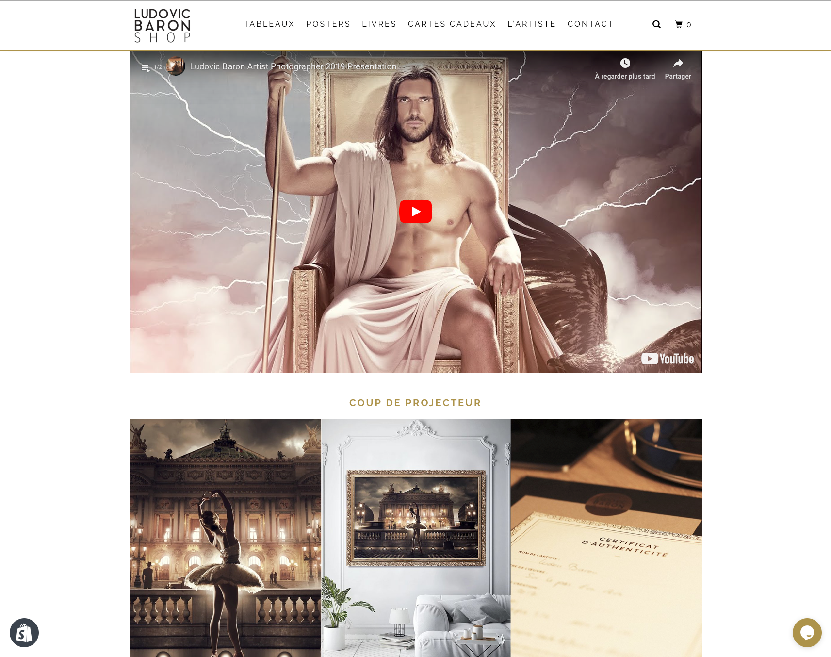 Ludovic Baron Shop